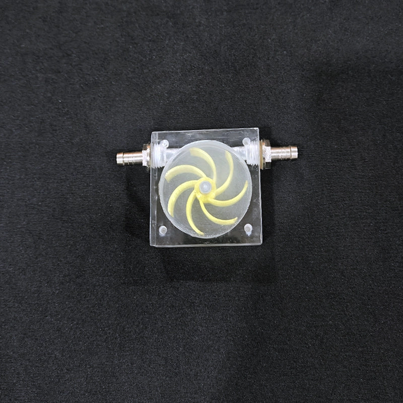 Rigloop Flow Indicator 60mm | G1/4 Thread | 9mm Barbed Connector for PC Liquid Cooling