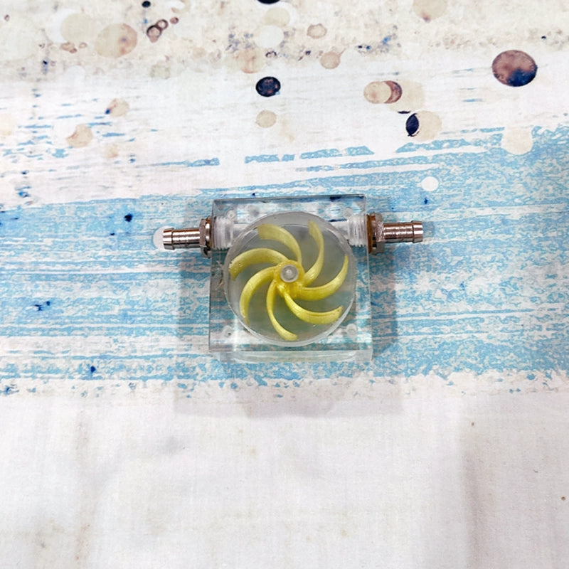 Rigloop Flow Indicator 60mm | G1/4 Thread | 9mm Barbed Connector for PC Liquid Cooling