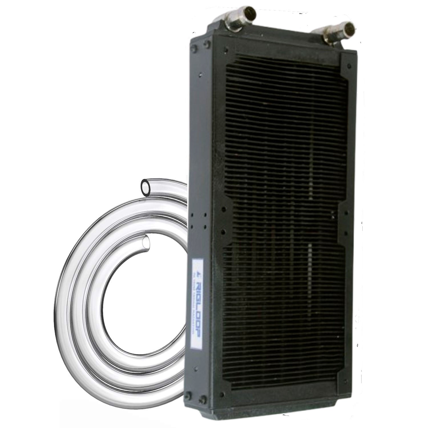 Rigloop RL‑160M Gaming PC Radiator | 160mm Twin Fan | 6 Copper Tubes + Aluminum Fins | Custom Handmade with 9mm Connectors