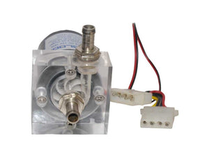 Rigloop 12V Brushless Glass Head Water Cooling Pump – Low Noise, 800L/H Flow, G1/4 Connector