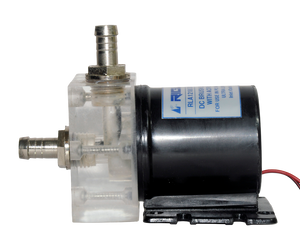 Rigloop 12V Brushless Glass Head Water Cooling Pump – Low Noise, 800L/H Flow, G1/4 Connector