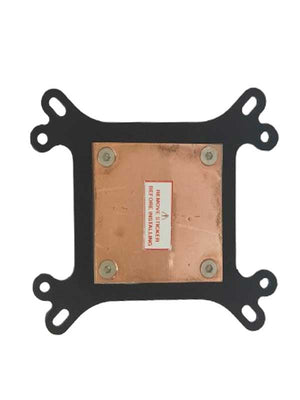 RIGLOOP 50mm Copper CPU Water Cooling Block – 3mm Thick Copper Heat Sink with Universal Fitting for Intel & AMD