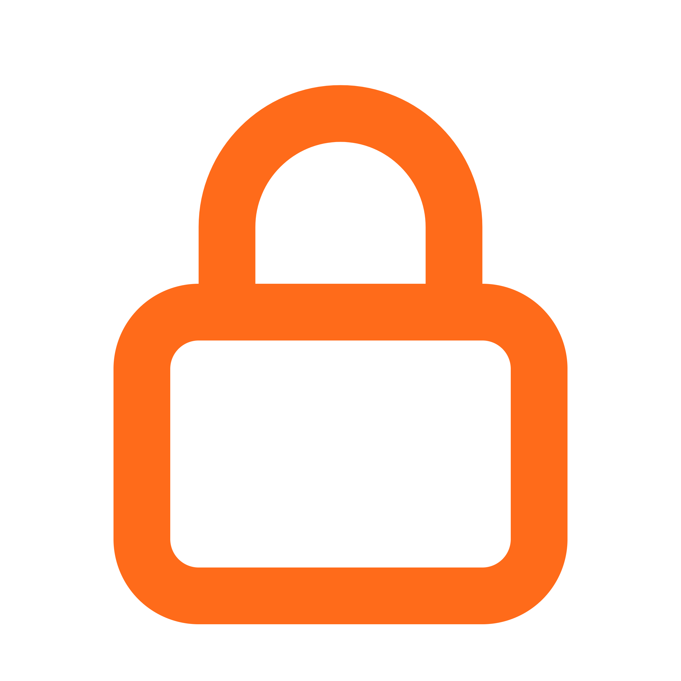secure checkout icon orange color