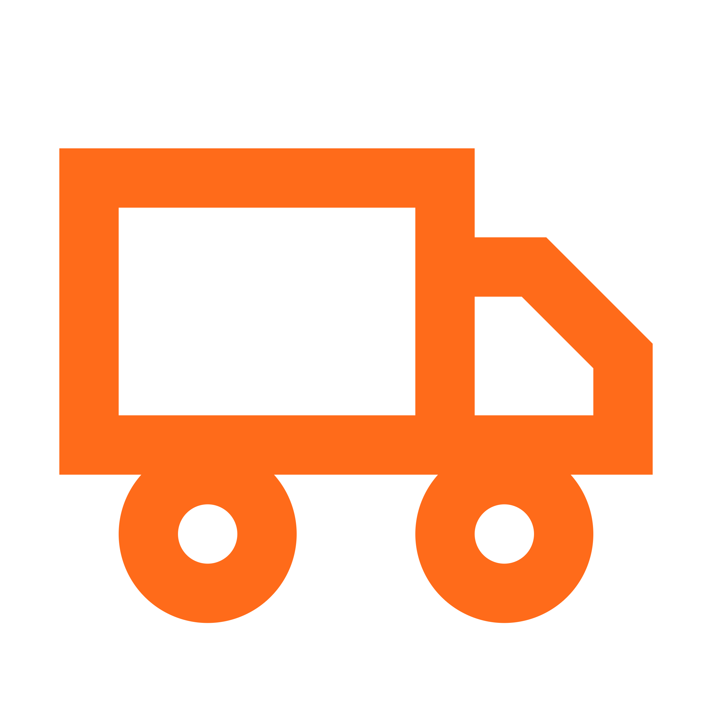 pan India free shipping icon orange van